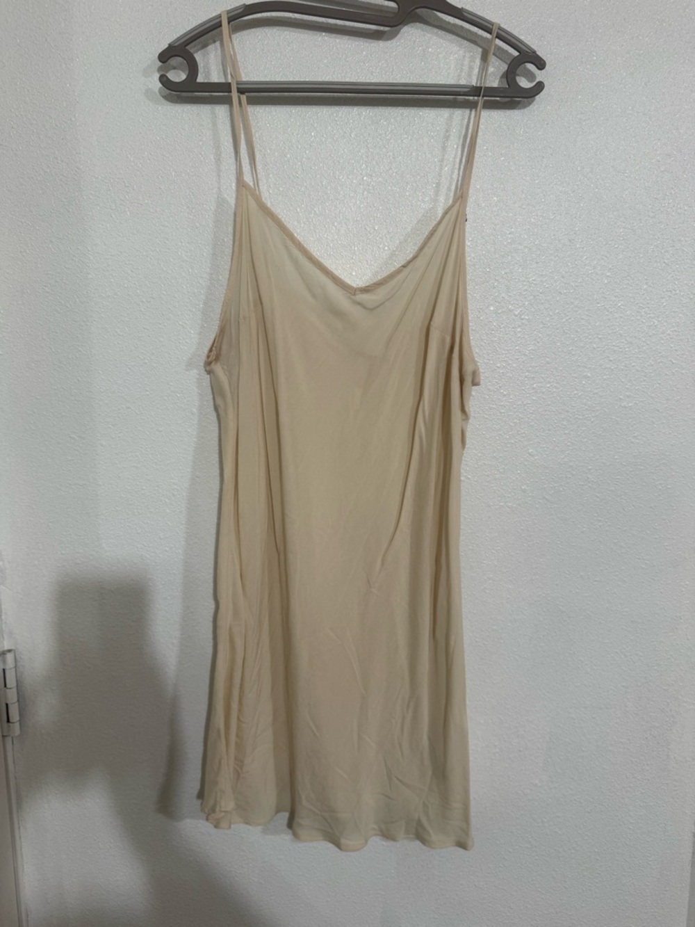 FREE people sleep dress cream size L NWOT